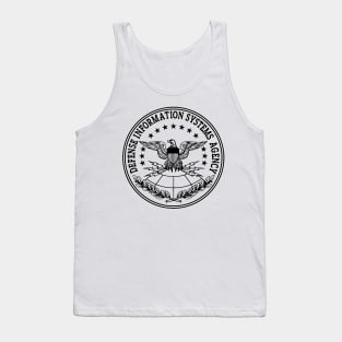 DISA Defense Information Systems Agency Black Logo Tank Top